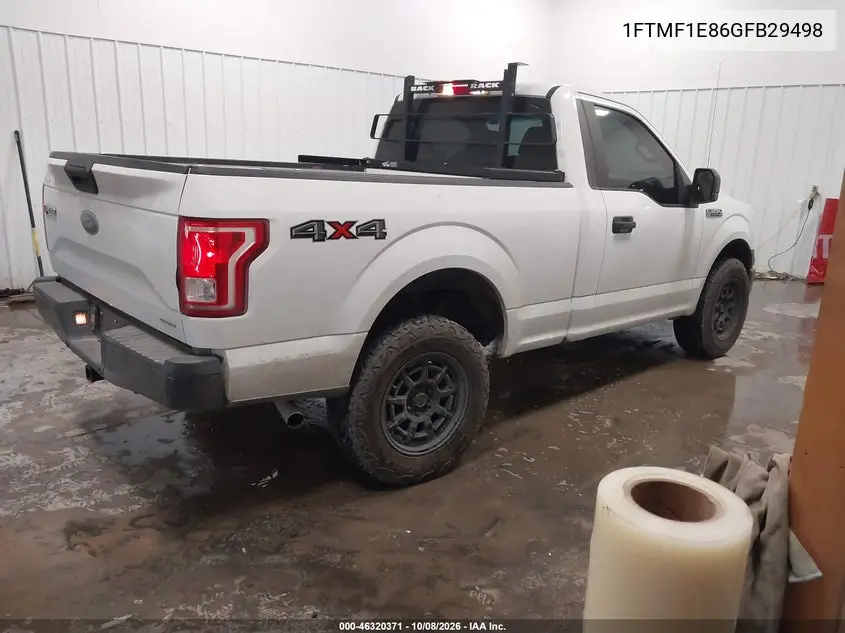 2016 FORD F-150 VIN 1FTMF1E86GFB29498 — фото 4