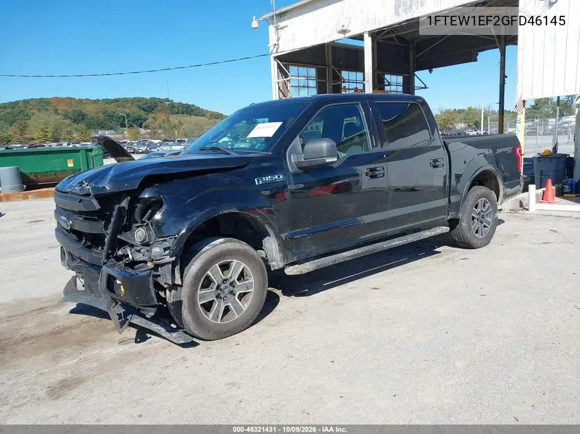 2016 FORD F-150 VIN 1FTEW1EF2GFD46145 — фото 2