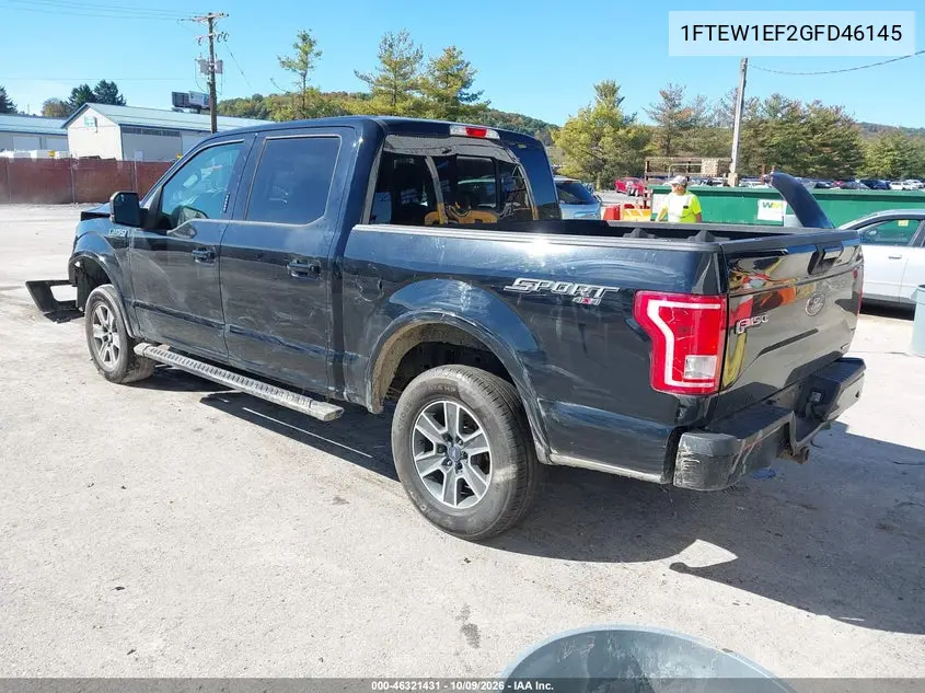 2016 FORD F-150 VIN 1FTEW1EF2GFD46145 — фото 3
