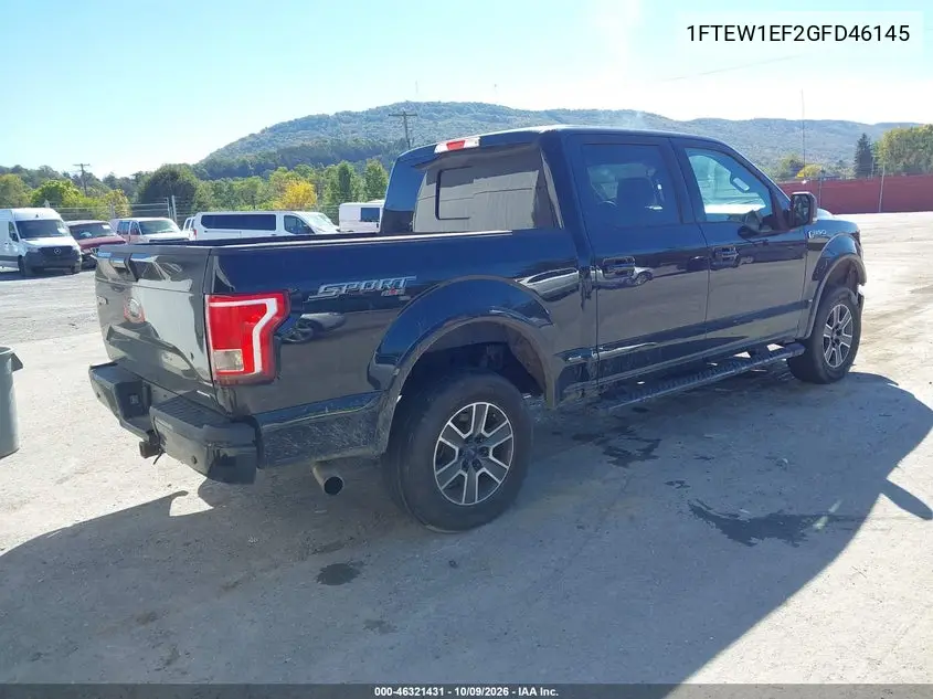 2016 FORD F-150 VIN 1FTEW1EF2GFD46145 — фото 4