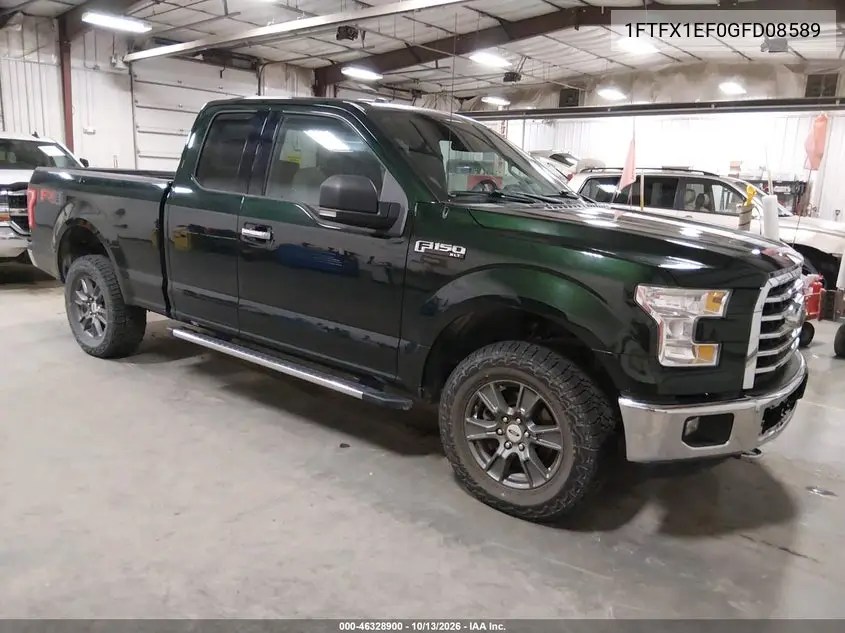 FORD F-150 2016, VIN 1FTFX1EF0GFD08589