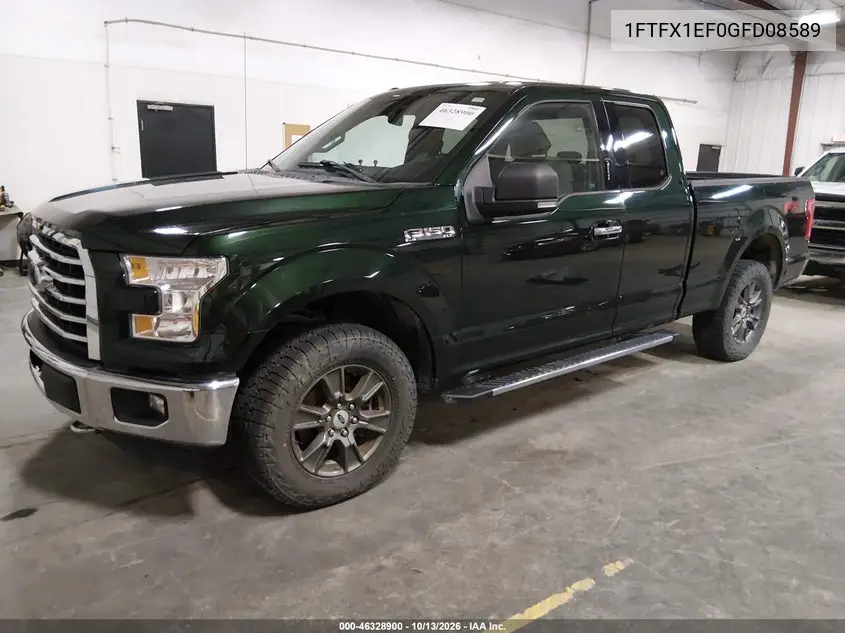 2016 FORD F-150 VIN 1FTFX1EF0GFD08589 — фото 2