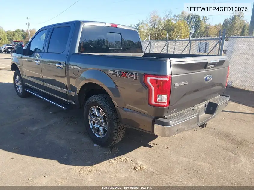2016 FORD F-150 VIN 1FTEW1EP4GFD10076 — фото 4