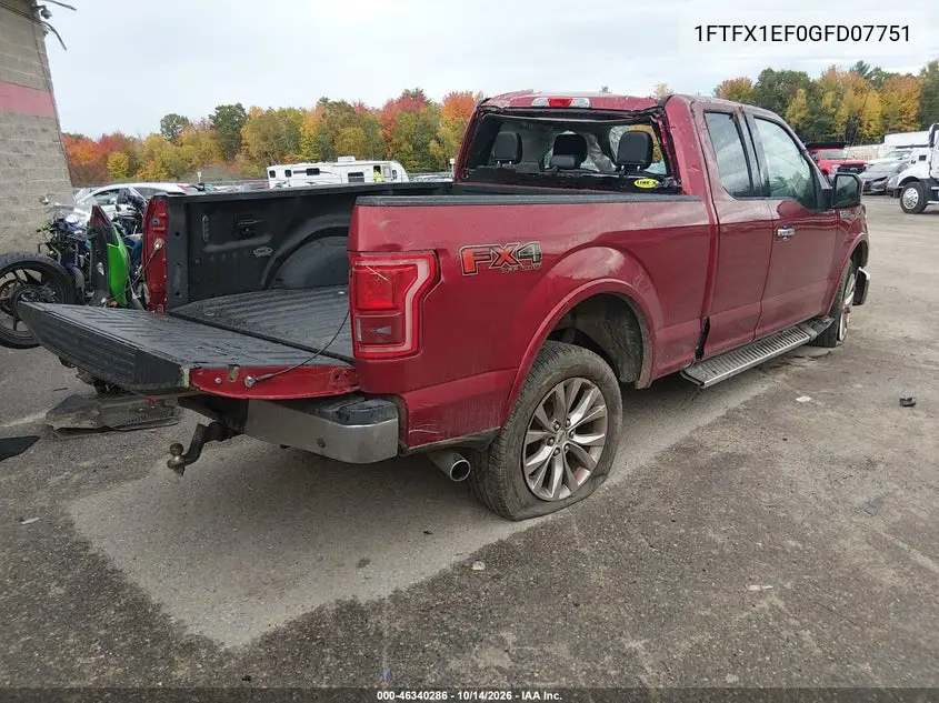 2016 FORD F-150 VIN 1FTFX1EF0GFD07751 — фото 4