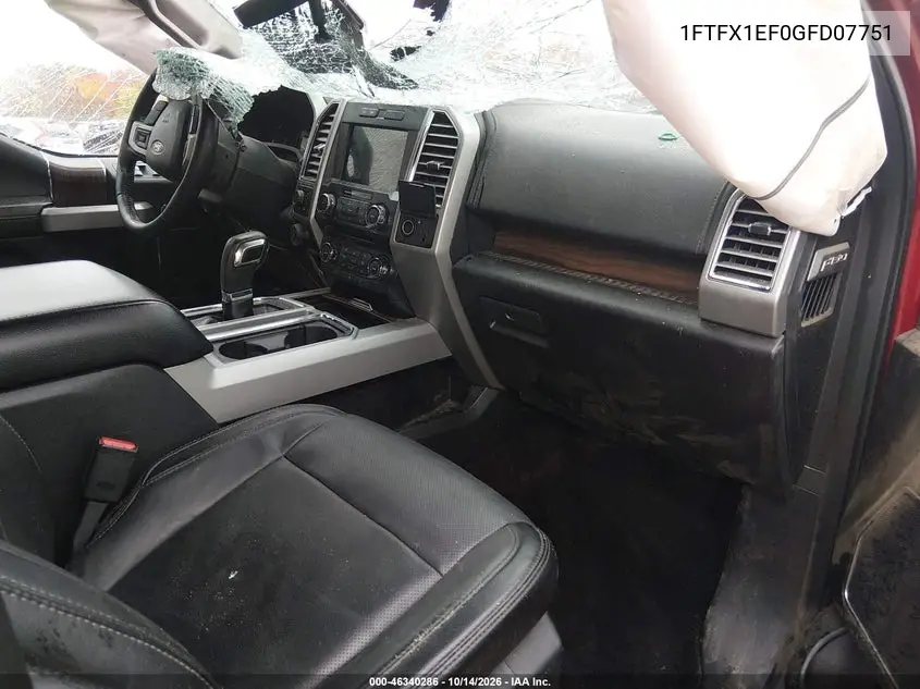 2016 FORD F-150 VIN 1FTFX1EF0GFD07751 — фото 5