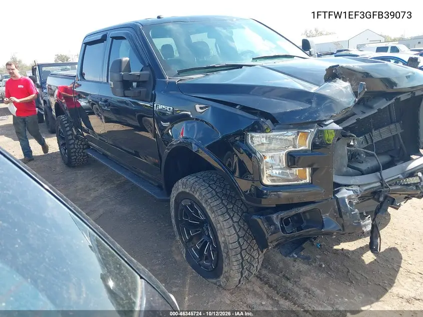 FORD F-150 2016, VIN 1FTFW1EF3GFB39073