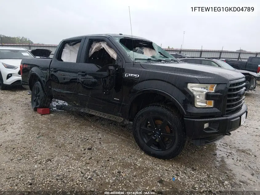 FORD F-150 2016, VIN 1FTEW1EG1GKD04789