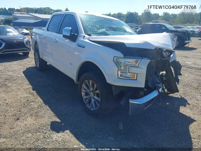 FORD F-150 2016, VIN 1FTEW1CG4GKF79768