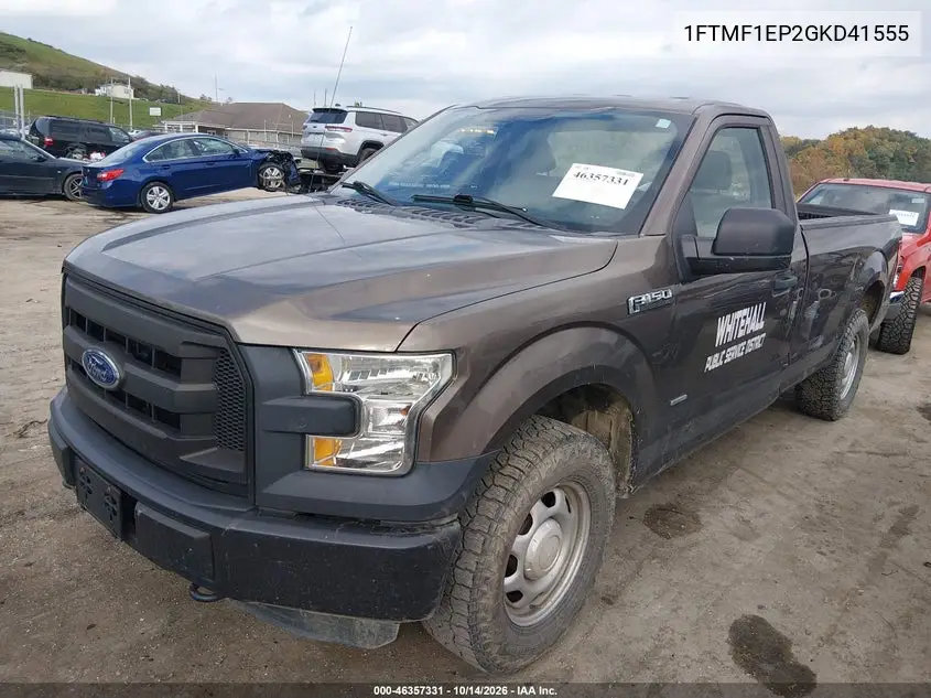 2016 FORD F-150 VIN 1FTMF1EP2GKD41555 — фото 2