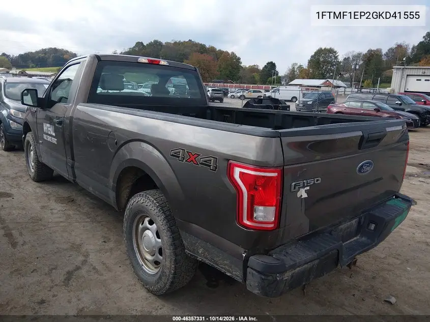 2016 FORD F-150 VIN 1FTMF1EP2GKD41555 — фото 3