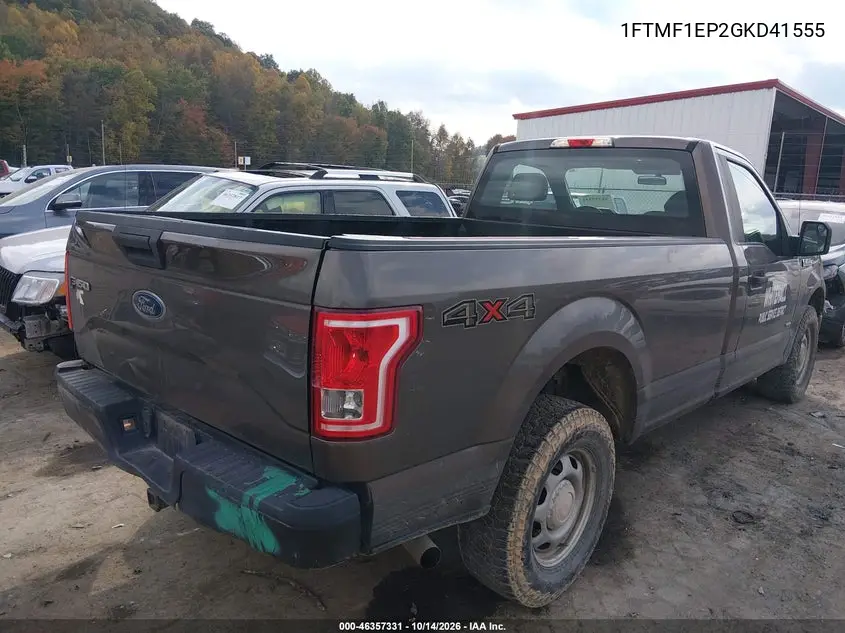 2016 FORD F-150 VIN 1FTMF1EP2GKD41555 — фото 4