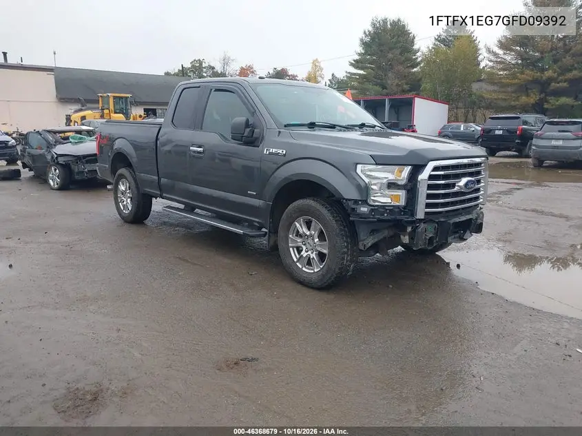 FORD F-150 2016, VIN 1FTFX1EG7GFD09392