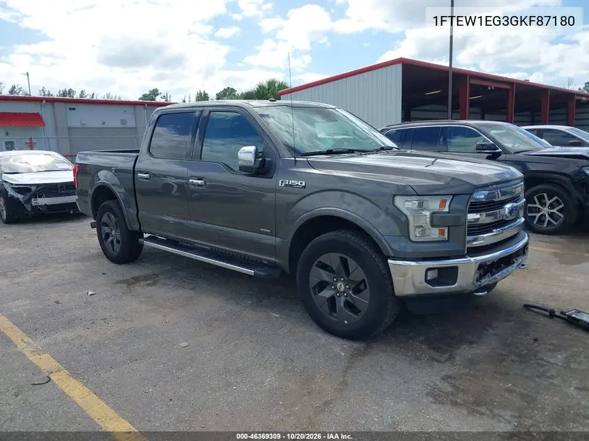FORD F-150 2016, VIN 1FTEW1EG3GKF87180