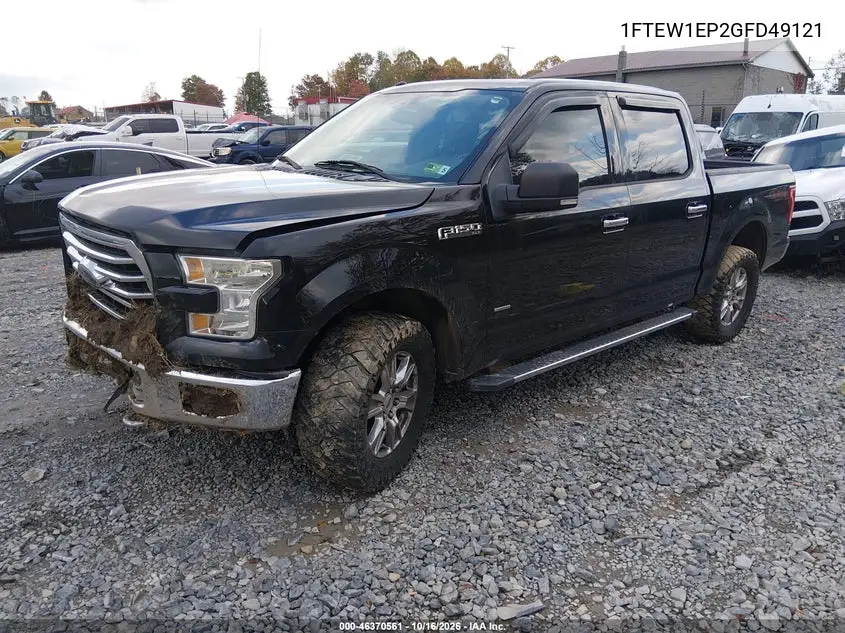 2016 FORD F-150 VIN 1FTEW1EP2GFD49121 — фото 2