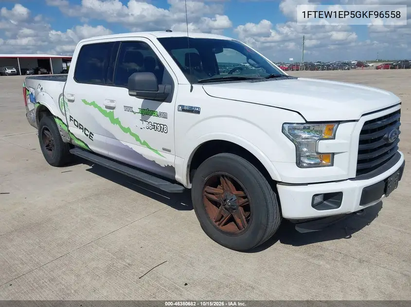 FORD F-150 2016, VIN 1FTEW1EP5GKF96558