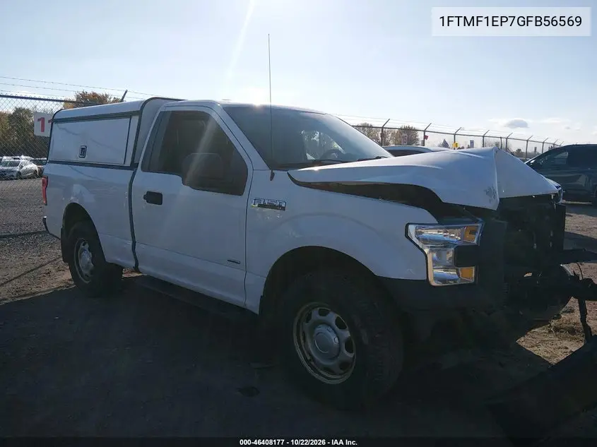 FORD F-150 2016, VIN 1FTMF1EP7GFB56569