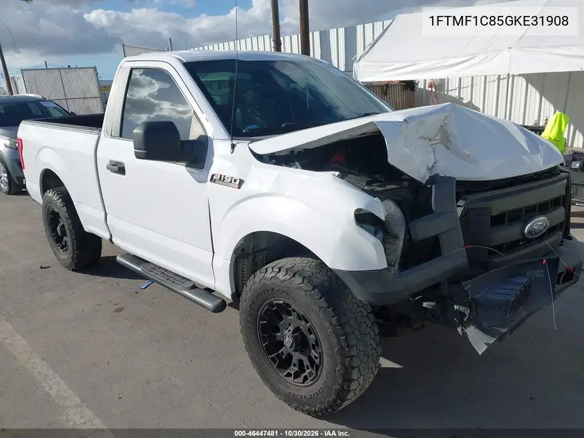 FORD F-150 2016, VIN 1FTMF1C85GKE31908