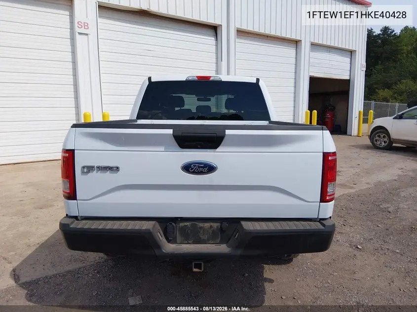 2017 FORD F-150 VIN 1FTEW1EF1HKE40428 — фото 16