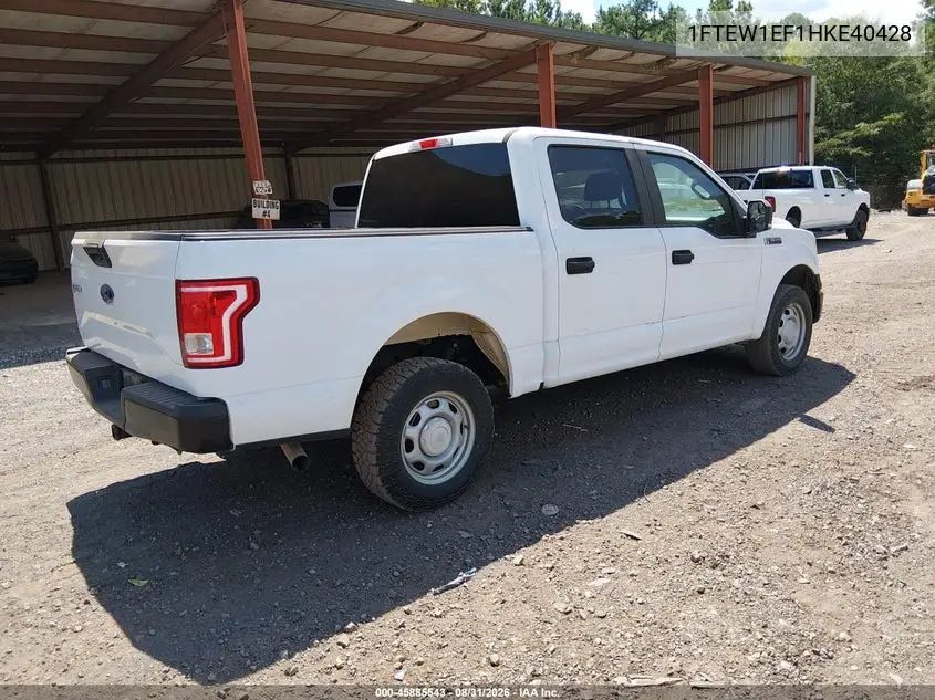 2017 FORD F-150 VIN 1FTEW1EF1HKE40428 — фото 4