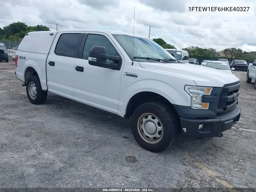 FORD F-150 2017, VIN 1FTEW1EF6HKE40327