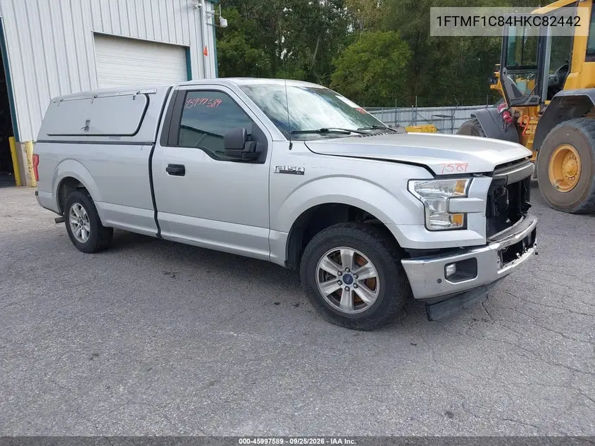 FORD F-150 2017, VIN 1FTMF1C84HKC82442