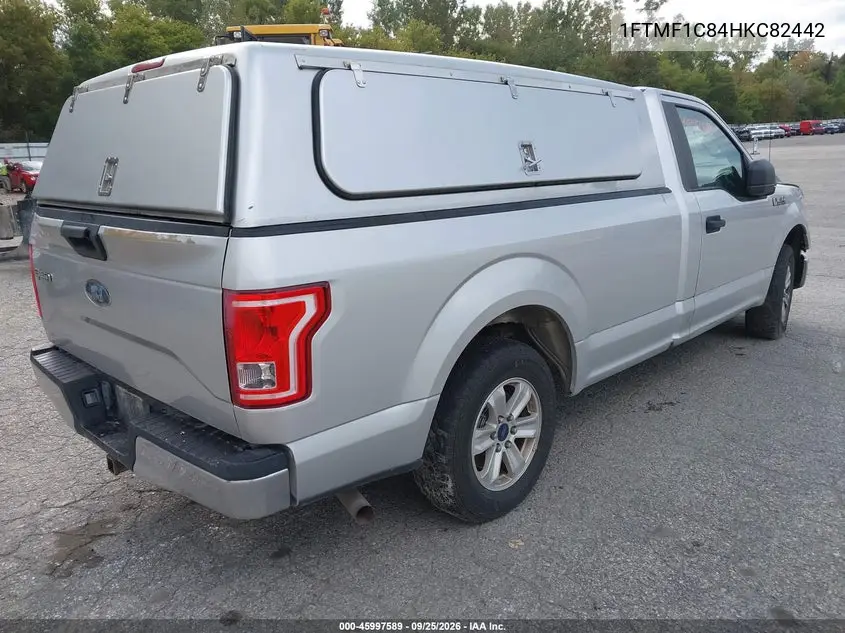 2017 FORD F-150 VIN 1FTMF1C84HKC82442 — фото 4
