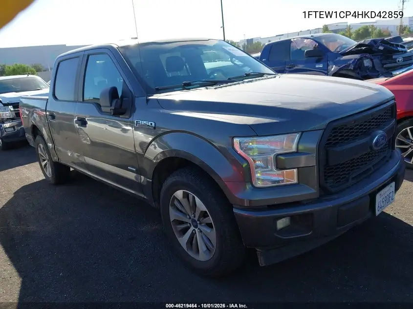 FORD F-150 2017, VIN 1FTEW1CP4HKD42859