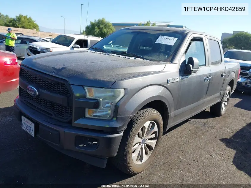 2017 FORD F-150 VIN 1FTEW1CP4HKD42859 — фото 2