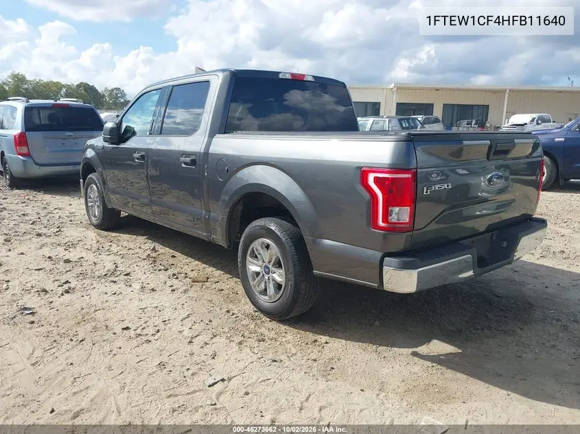 2017 FORD F-150 VIN 1FTEW1CF4HFB11640 — фото 3