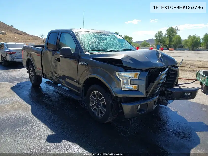 FORD F-150 2017, VIN 1FTEX1CP9HKC63796