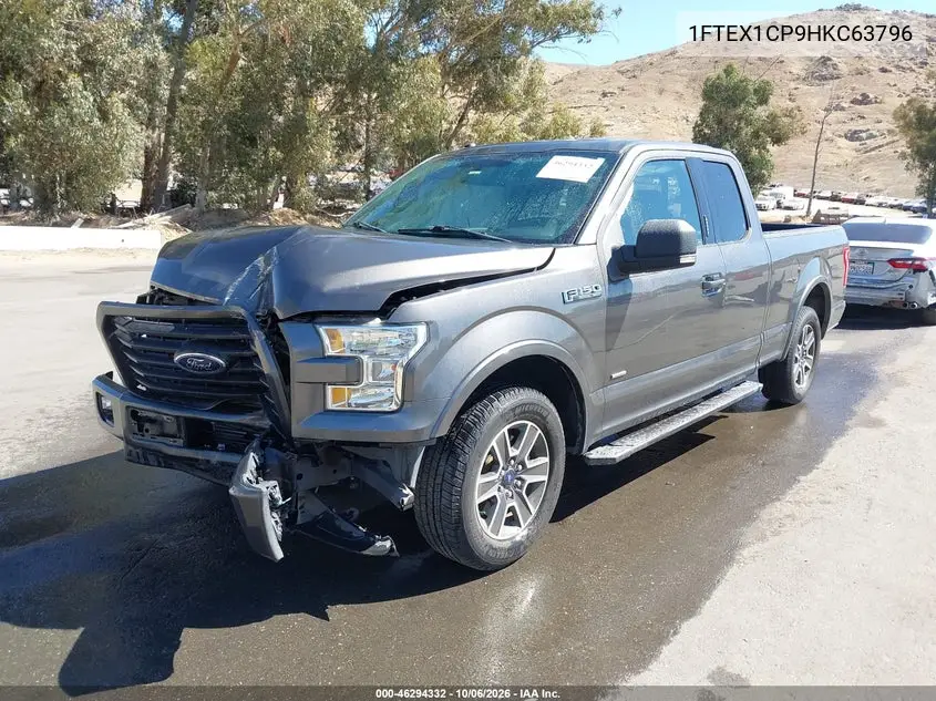 2017 FORD F-150 VIN 1FTEX1CP9HKC63796 — фото 2