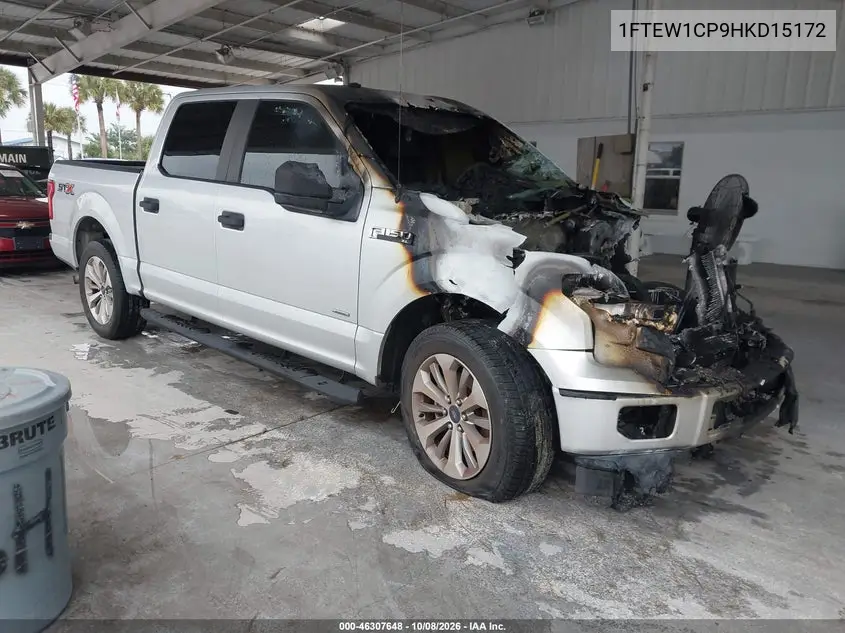FORD F-150 2017, VIN 1FTEW1CP9HKD15172