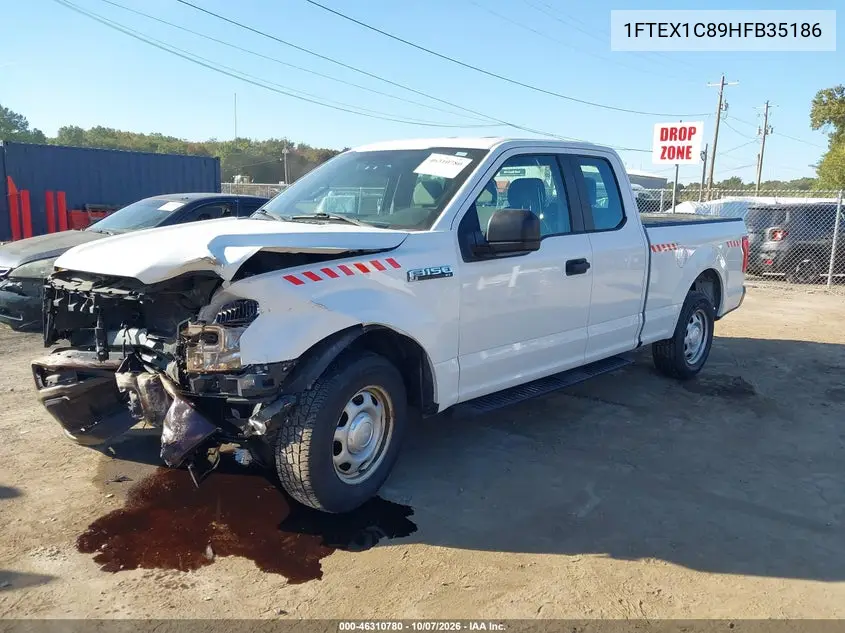 2017 FORD F-150 VIN 1FTEX1C89HFB35186 — фото 2