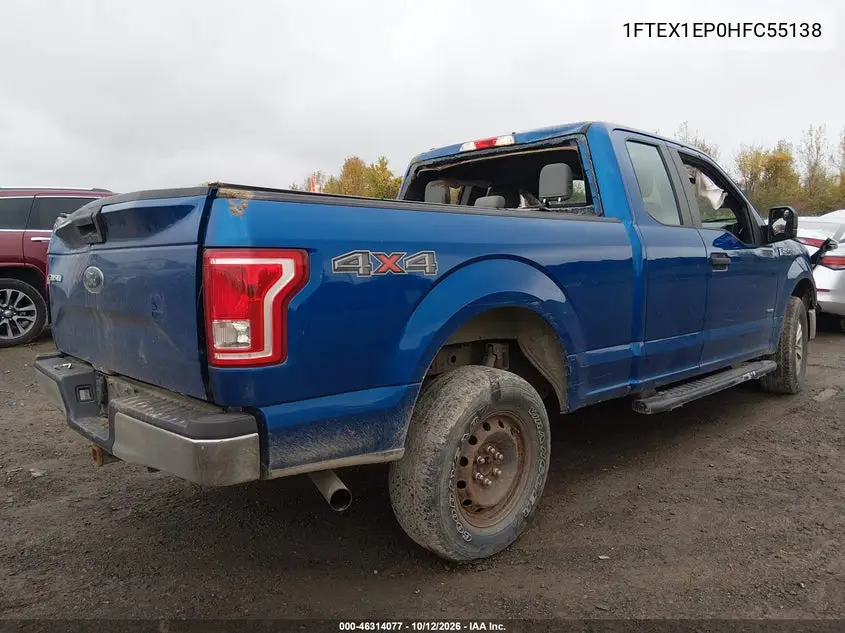 2017 FORD F-150 VIN 1FTEX1EP0HFC55138 — фото 4