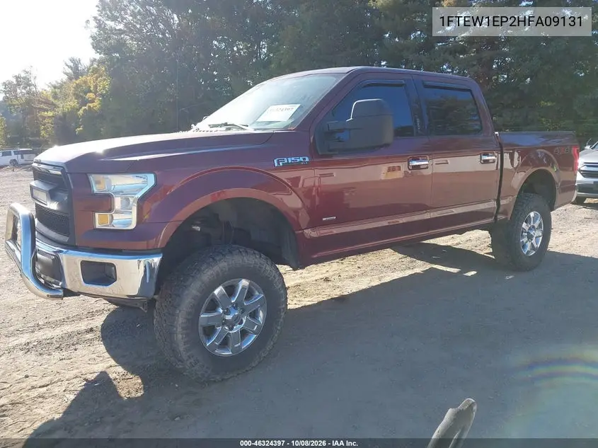 2017 FORD F-150 VIN 1FTEW1EP2HFA09131 — фото 2