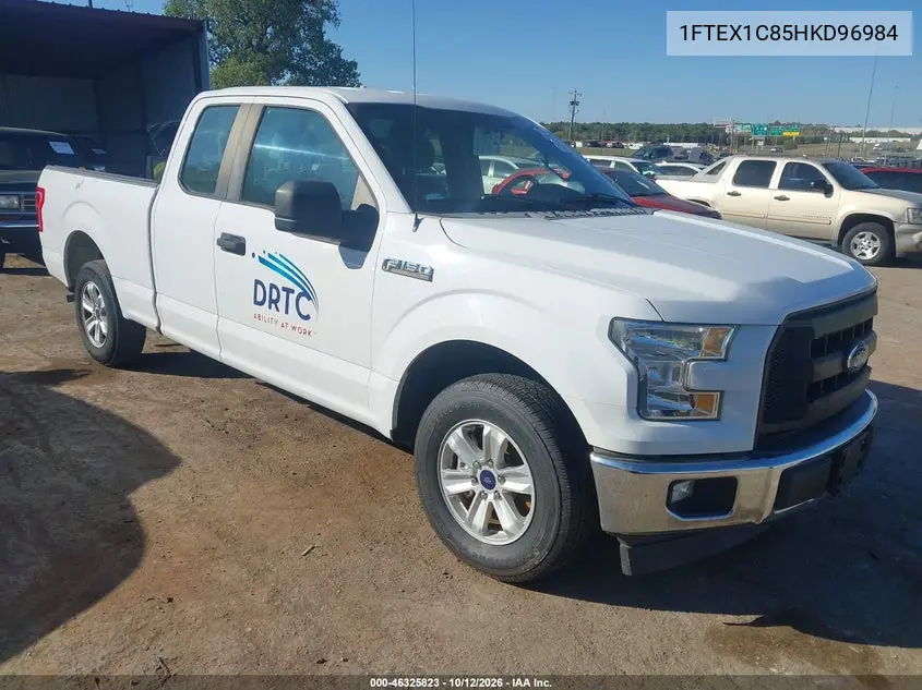 FORD F-150 2017, VIN 1FTEX1C85HKD96984