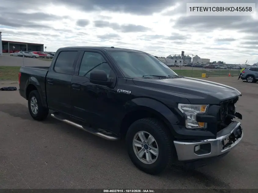 FORD F-150 2017, VIN 1FTEW1C88HKD45658