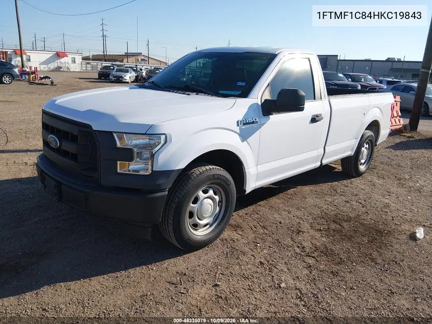 2017 FORD F-150 VIN 1FTMF1C84HKC19843 — фото 2
