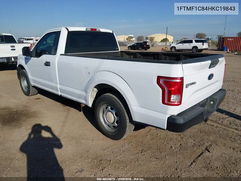 2017 FORD F-150 VIN 1FTMF1C84HKC19843 — фото 3