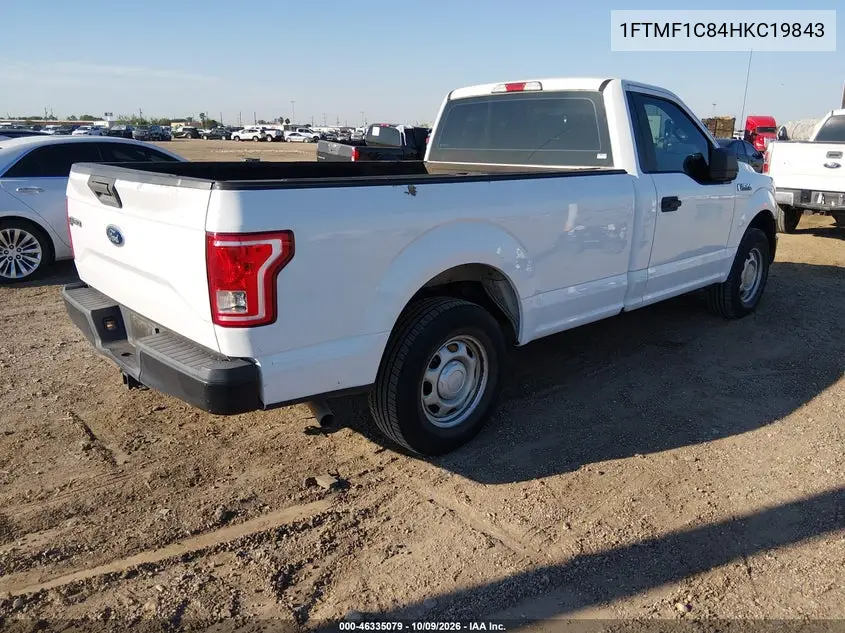 2017 FORD F-150 VIN 1FTMF1C84HKC19843 — фото 4
