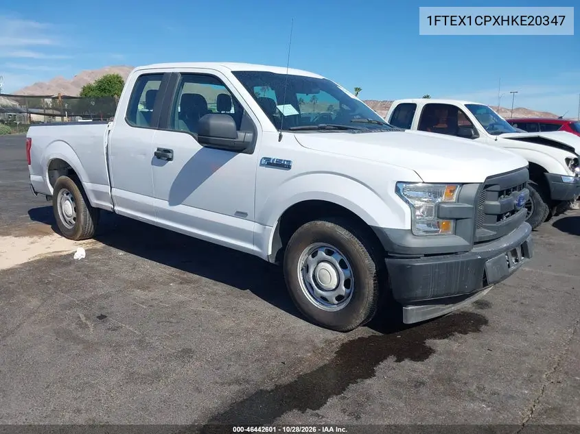 FORD F-150 2017, VIN 1FTEX1CPXHKE20347