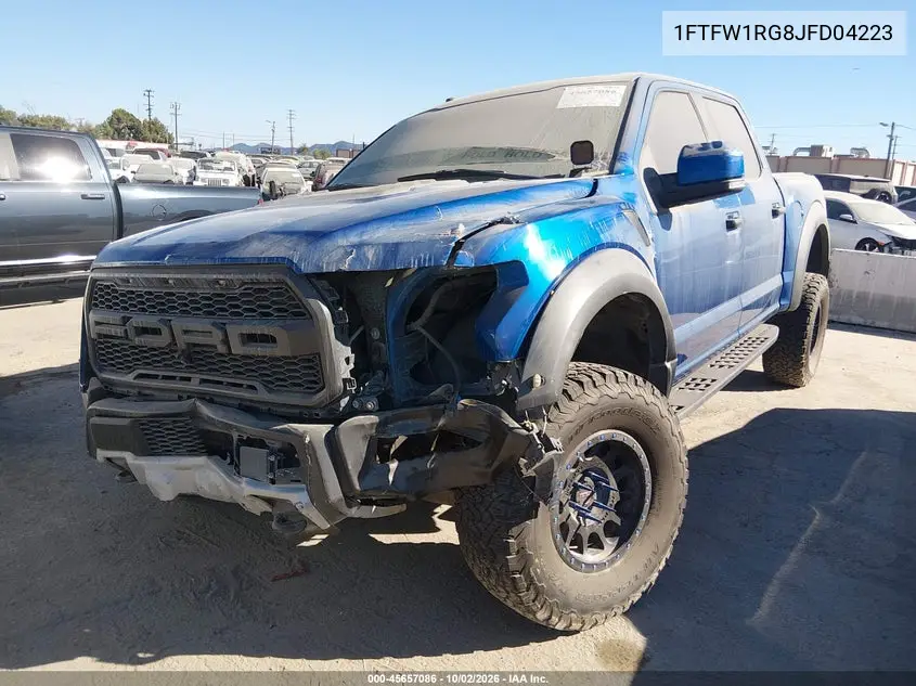 2018 FORD F-150 VIN 1FTFW1RG8JFD04223 — фото 2