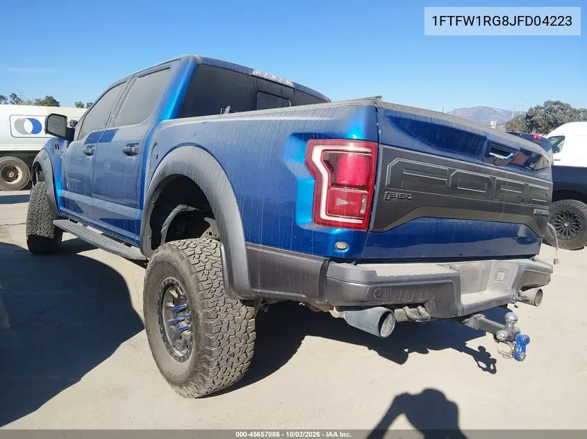 2018 FORD F-150 VIN 1FTFW1RG8JFD04223 — фото 3