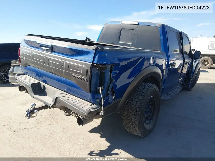 2018 FORD F-150 VIN 1FTFW1RG8JFD04223 — фото 4