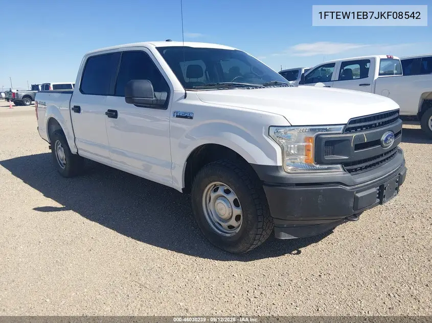 FORD F-150 2018, VIN 1FTEW1EB7JKF08542