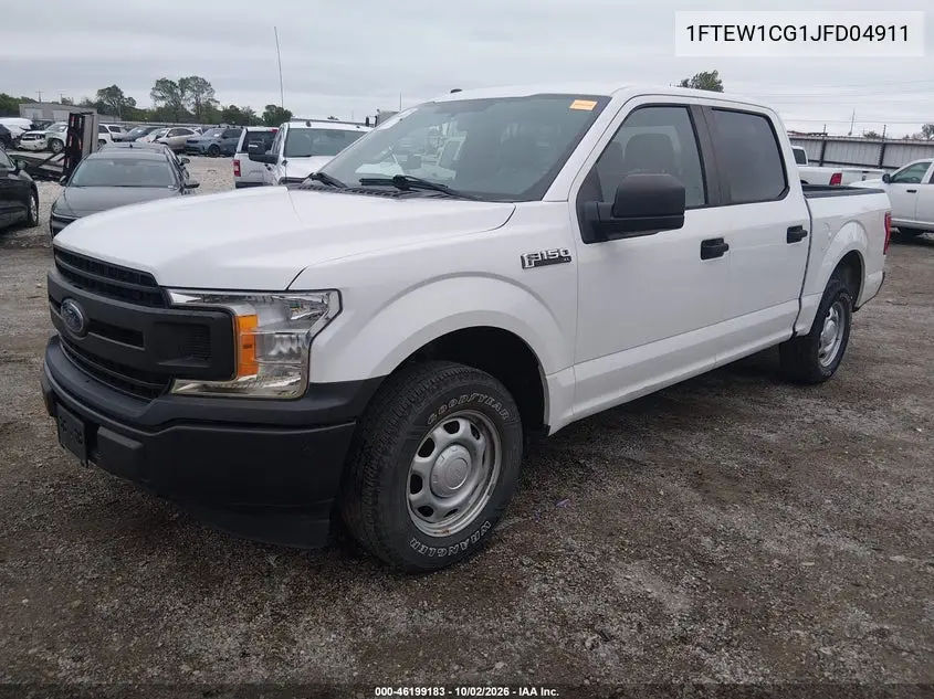 2018 FORD F-150 VIN 1FTEW1CG1JFD04911 — фото 2