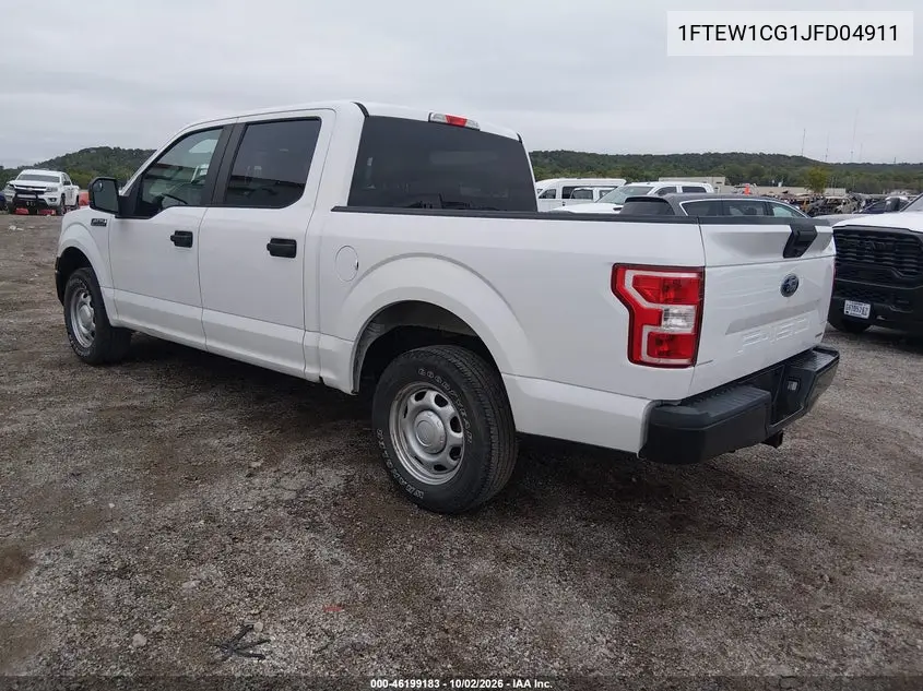 2018 FORD F-150 VIN 1FTEW1CG1JFD04911 — фото 3