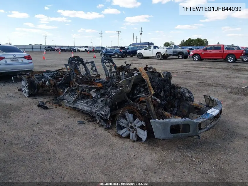 FORD F-150 2018, VIN 1FTEW1EG1JFB44039