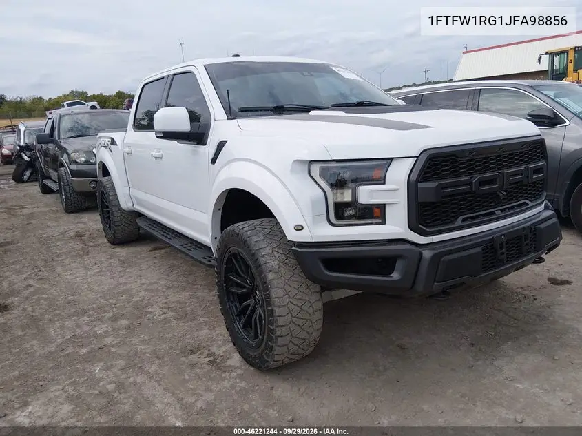 FORD F-150 2018, VIN 1FTFW1RG1JFA98856