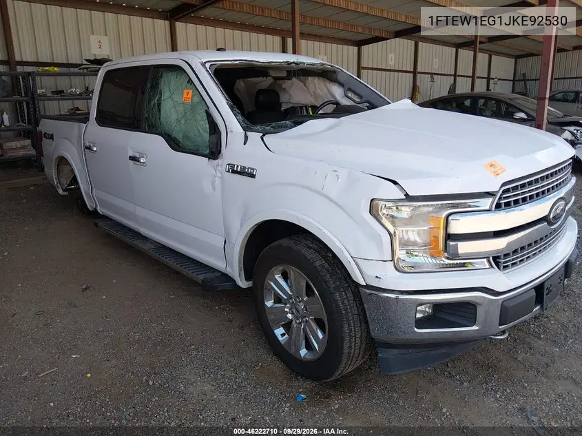 FORD F-150 2018, VIN 1FTEW1EG1JKE92530